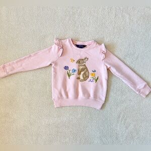Polo Ralph Lauren Ruffled Bunny Terry Sweatshirt